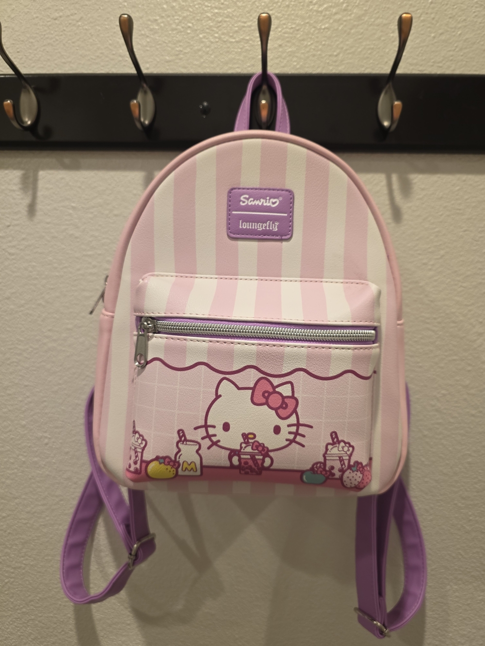 Sanrio Pink & Purple Hello Kitty Kids Backpack